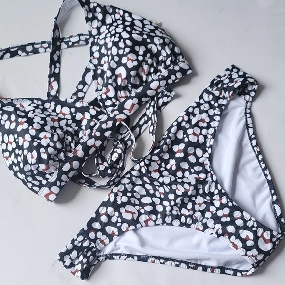 New! JESSICA SIMPSON Cool Cat Bikini Set XL. - Picture 6 of 11